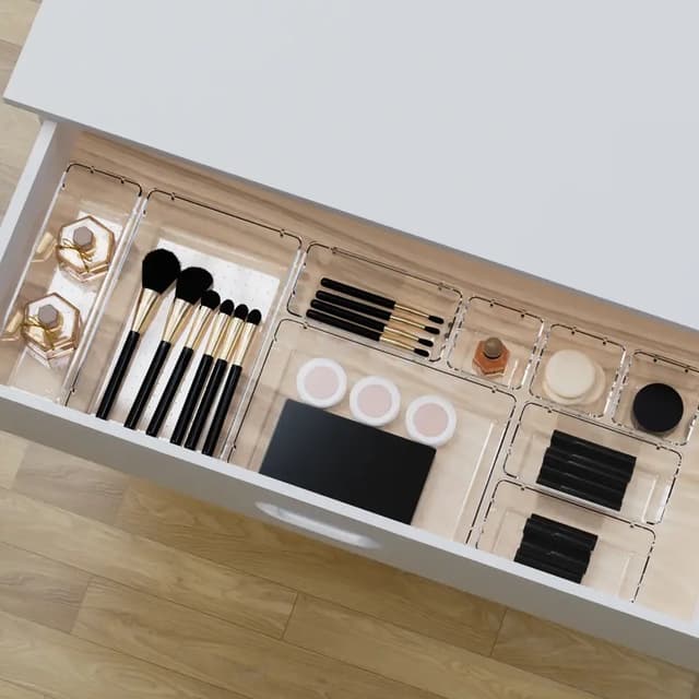 Clear Drawer Organizer Set thumbnail 1